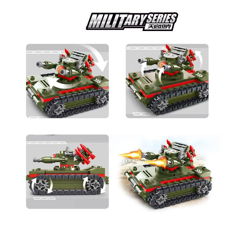 Bai Fen Bai dolls and toys MOC Kampfpanzer Tiger Bausteine Set ab 6-12 Jahre - Bild 2