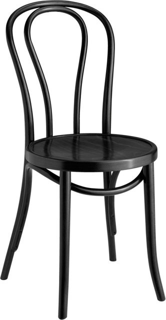 VEGA Bugholzstuhl Charles aus Buchenholz in Schwarz, 2er Pack, B/T/H: 44 x 53,5 x 88 cm - Bild 1