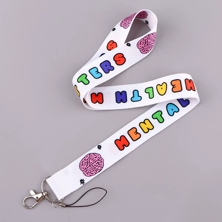 Lanyard Schlüsselanhänger, Gehirn, ID Abzeichen Inhaber, Schlüsselring - Bild 2