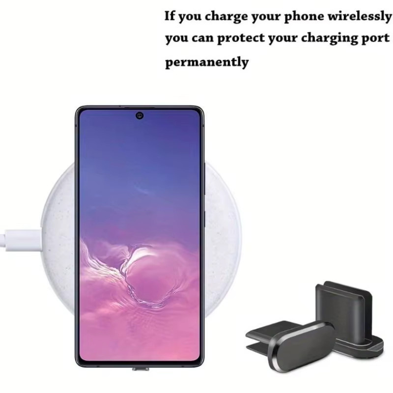 Samsung USB-C Staubstecker und Ladeanschluss-Schutzkappen in Schwarz für Typ-C Geräte wie Samsung Galaxy S20 und Note 20 - Bild 4