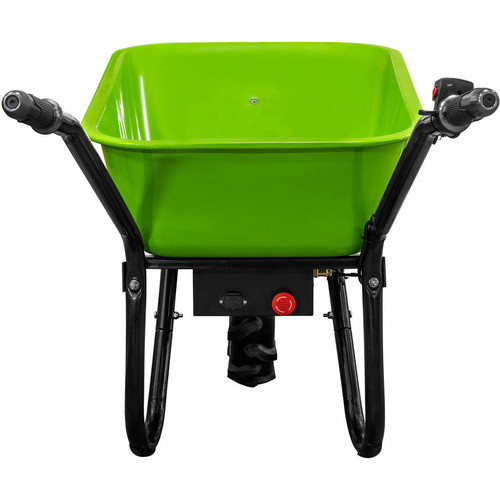 Elektrische Schubkarre Zipper ZI-EWB500, 500W, 75l, Grün, Traglast max. 150kg - Bild 3