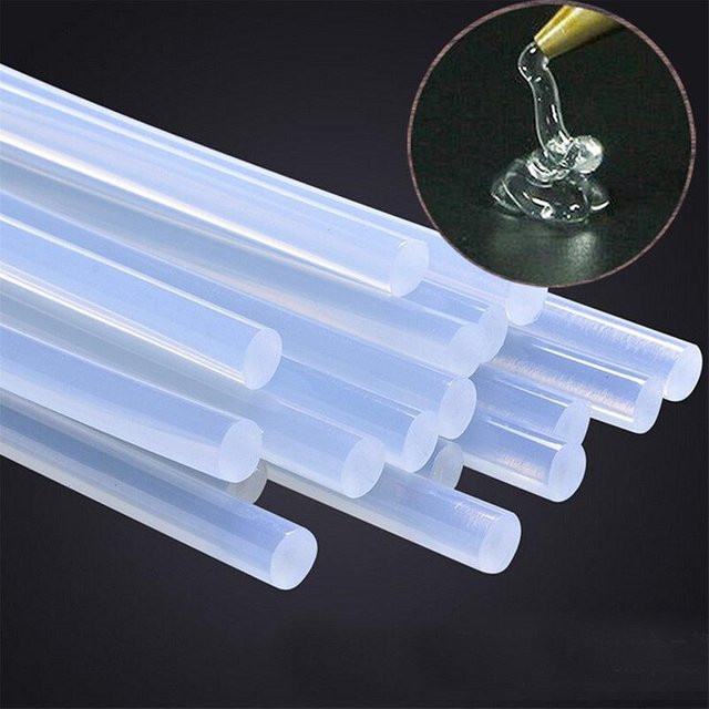 Heißklebestifte transparent für Heißklebepistolen, Durchmesser: 7 mm und 11 mm, Länge: 100 mm - Bild 1