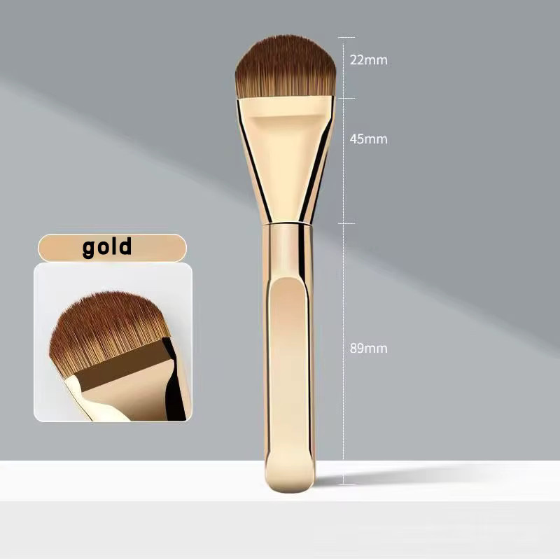 Foundation-Pinsel, Flachkopf-Maskenpinsel, Gesichts-Make-up-Applikator - Bild 5