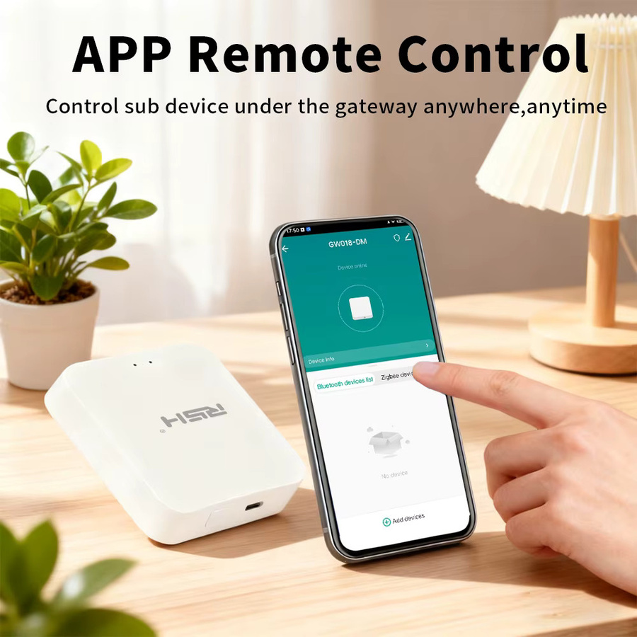 Tuya Multi-Modus ZigBee Bluetooth Gateway Hub Smart Home Bridge in Weiß für Alexa und Google Home Unterstützung - Bild 2