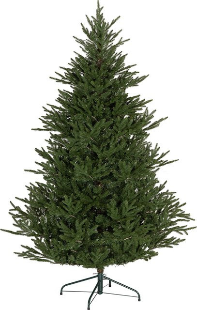 HOMCOM künstlicher Weihnachtsbaum in Grün mit 2380 Spitzen und klappbarem Metallständer, Höhe: 183 cm - Bild 1