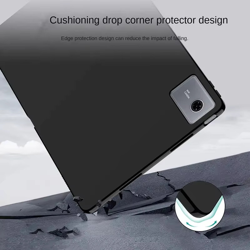 TPU Silikon Soft Cover für Lenovo Idea Tab Plus 12,1 Zoll 2025 TB365FC in Schwarz - Bild 5