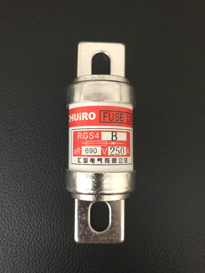 Elektronischer Überlastschutzschalter RGS4 mit Keramikschmelzsicherung und Bolzenanschluss, 660V/690V, Farbe Silber - Bild 1