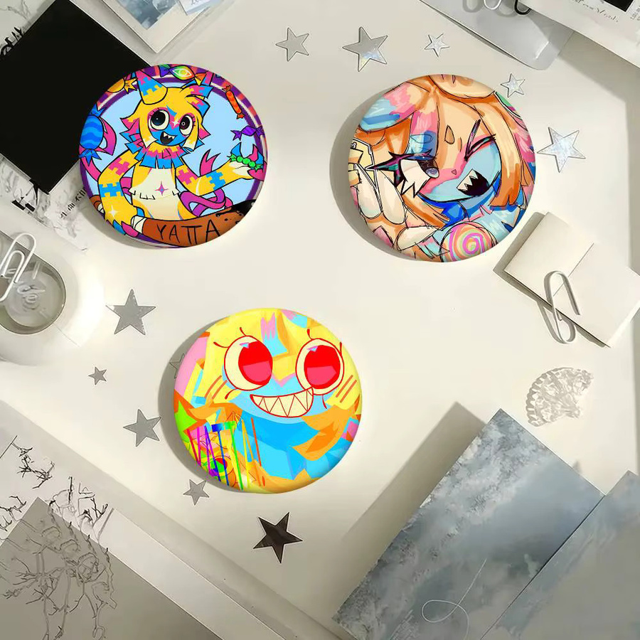 Y-Yatta Brosche, Anime Rundes Abzeichen, Anstecknadel - Bild 5