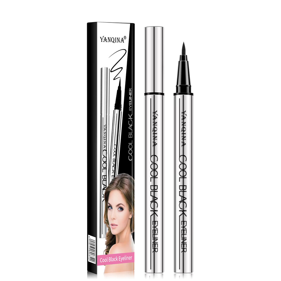 YANQINA Eyeliner-Stift, schwarzbraun, wasserfest - Bild 4