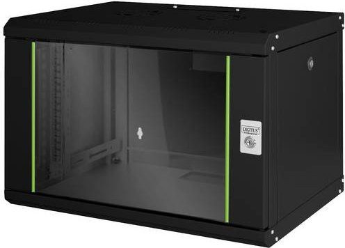 Digitus 19 Zoll Wandgehäuse DN-19 07-U-SW, 7 HE, Schwarz (RAL 9005), B/H/T: 600 x 420 x 450 cm - Bild 1