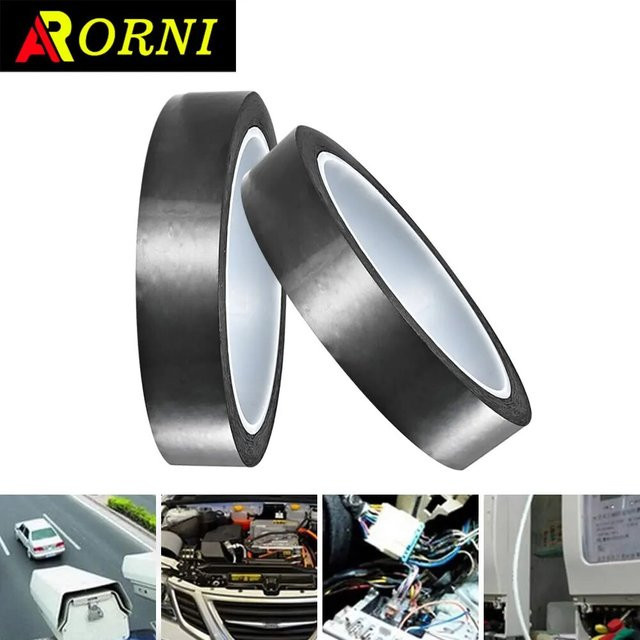APORNI Kapton Polyimid-Klebeband in Schwarz, 50 m, hochtemperaturbeständiges Isolationsband - Bild 1