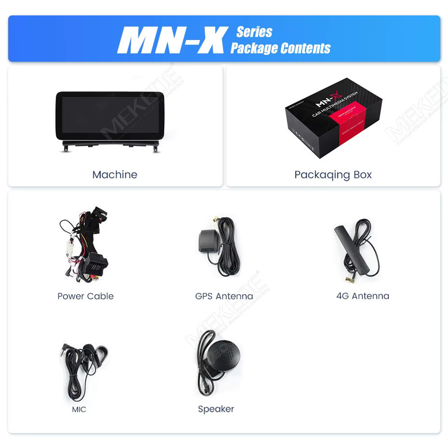 MEKEDE Android 15 Auto-Multimedia-Radio mit 10,25 Zoll Display, 8-Kern Prozessor, Wireless CarPlay, GPS Navigation und OBD2 für Mercedes-Benz C-Klasse W204 S204 (2008-2010), Schwarz - Bild 6