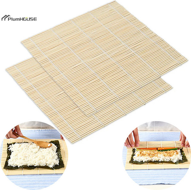 PlumHOUSE Sushi Bambus Rollmatte Beige, B/B: 24 x 24 cm - Bild 1