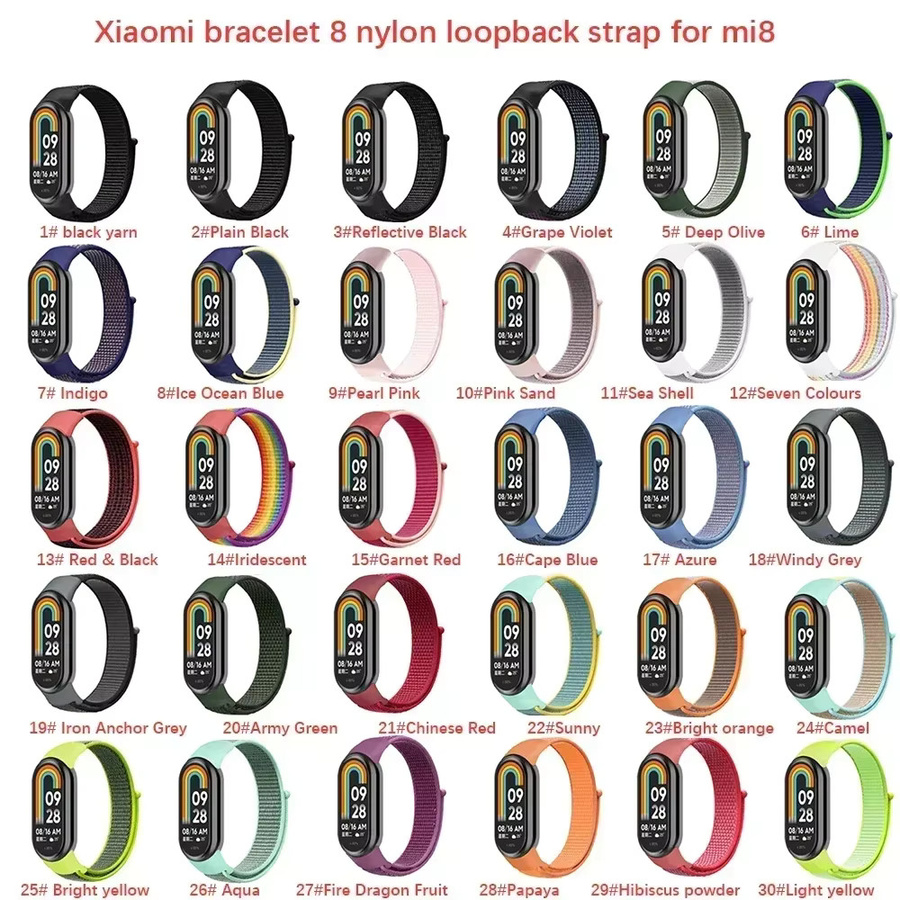 Xiaomi Smartwatch Armband, Nylon, Unisex, für Mi Band 9 8 NFC - Bild 3