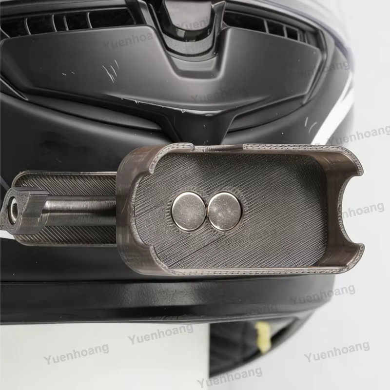 DJI OSMO NANO Adapter für Motorradhelm-Kinnhalterung mit magnetischer Halterung in Schwarz, kompatibel mit horizontaler und vertikaler Aufnahme - Bild 3