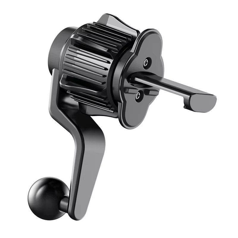 Untoom Universal 17mm Kugelkopf Basis mit Verlängerungsstange und Air Vent Clip für die Handyhalterung im Auto, Schwarz - Bild 4