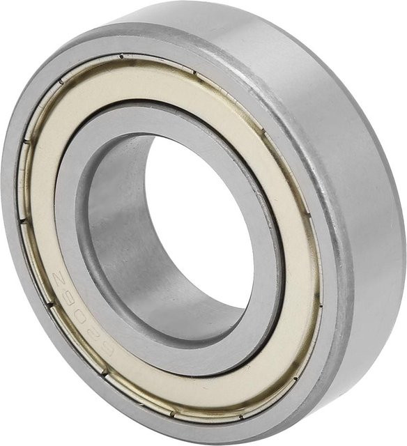 Painter Doppelabgeschirmtes Rillenkugellager aus Stahl, Farbe: Silber, B/D/H: 30 x 62 x 16 mm - Bild 1