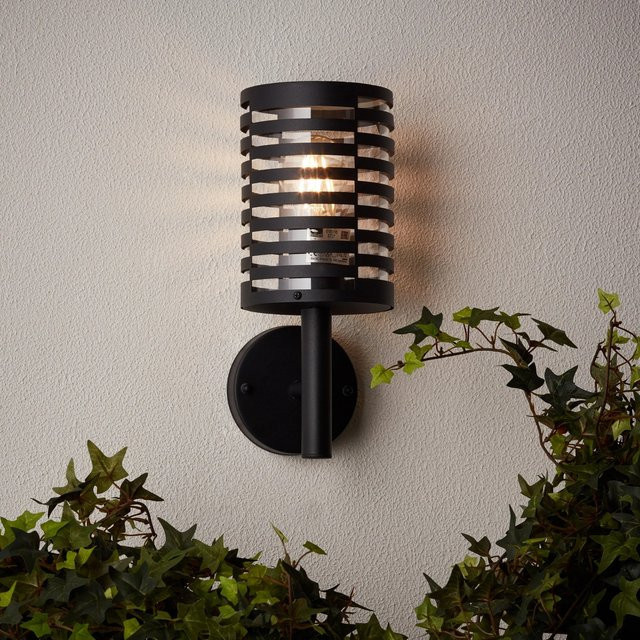 Brilliant Venlo Außenwandleuchte Schwarz matt Up-Down mit E27 Fassung, H: 30,5 cm, B: 12,7 cm - Bild 1