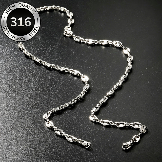 LUXUKISSKIDS Halskette Edelstahl, Silber, Unisex - Bild 1
