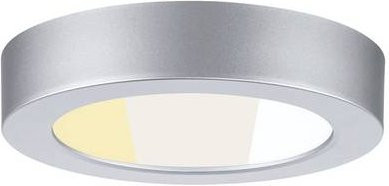 Paulmann Abia 71294 LED-Panel in Chrom matt mit Bewegungsmelder und Dämmerungssensor, rund, 9.5W, Warmweiß - Bild 1
