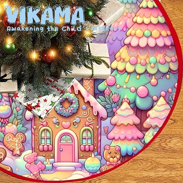 VIKAMA Weihnachtsbaum Anhänger Rock Candy House Design in Mehrfarbig - Bild 1
