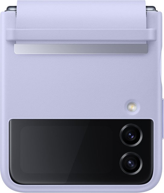 Samsung Flap Leather Cover EF-VF721 für Galaxy Z Flip4 in Serene Purple - Bild 1