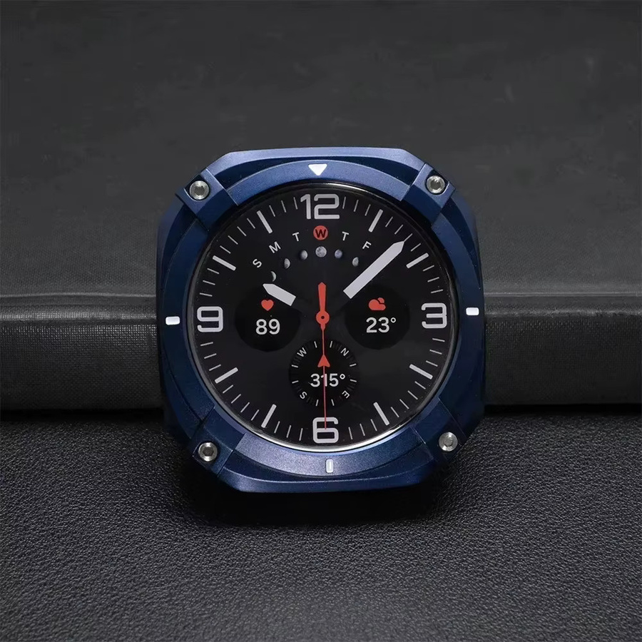 Samsung Uhrengehäuseabdeckung Aluminiumlegierung, 47 mm, Schwarz Weiß, Unisex - Bild 2