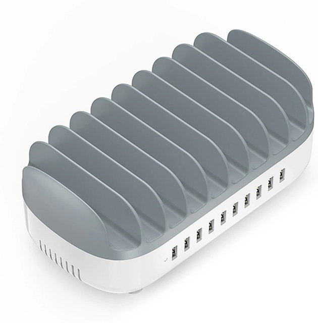 Orico Ladestation DUK-10P-V1 in Weiß mit 120W und 10 USB-A Anschlüssen - Bild 1