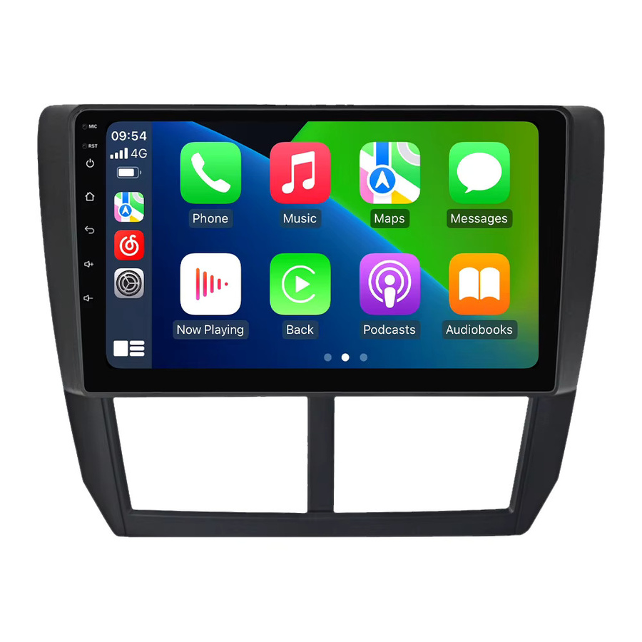 MEKEDE Android Auto und CarPlay Multimedia-Autoradio für Subaru Forester 3 SH (2007-2013) und Impreza GH GE in Schwarz - Bild 2