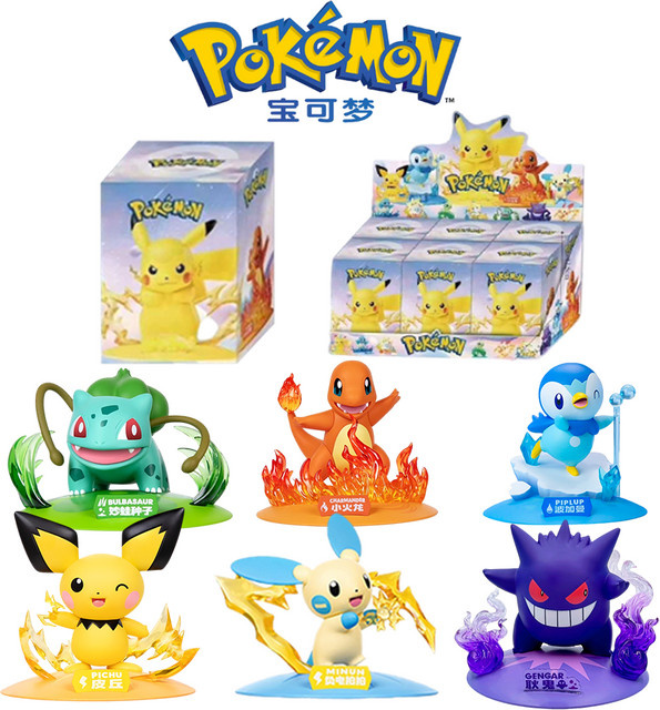 Bandai Pokémon Pikachu Actionfiguren, 12-teiliges Set - Bild 1