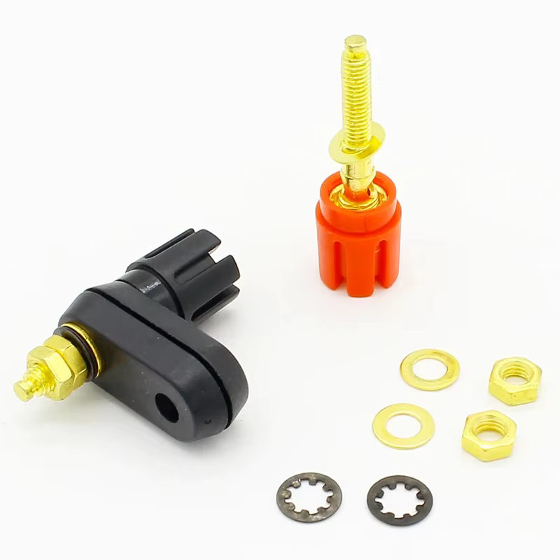 ELECAPITAL Dual Weibliche Bananenstecker Verbindungsterminals für Lautsprecher und Verstärker, Multicolour - Bild 3