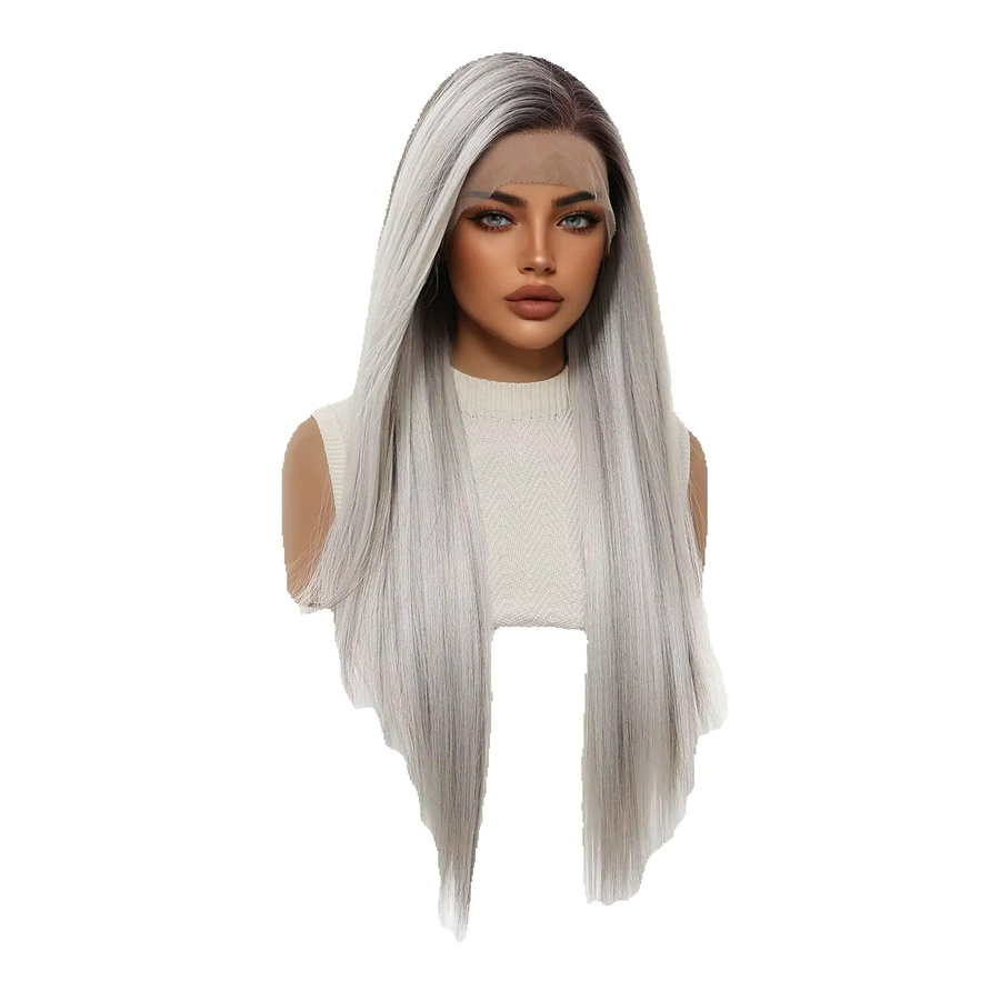 HAIRCUBE Perücke, Platin Highlight, Synthetisch, Damen - Bild 7