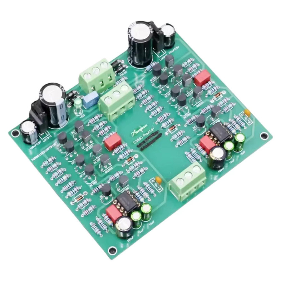 SENGTERBELLE HiFi Klasse A Stereo Vorverstärkerplatine in Grün basierend auf Accuphase C3850 - Bild 2