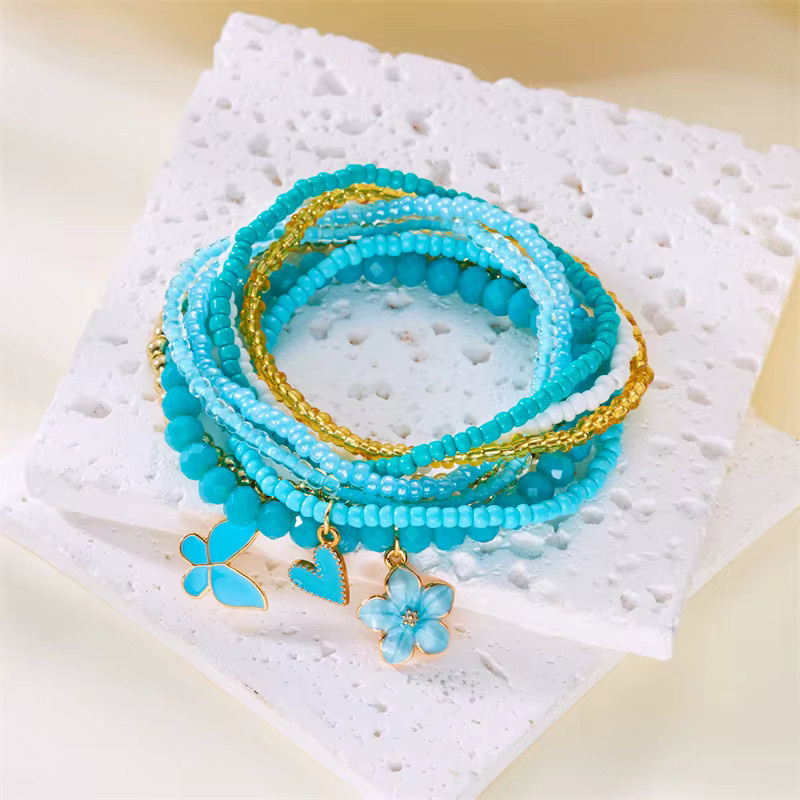 RINHOO FRIENDSHIP Schmuck-Set, Perlen, Bunt, Damen - Bild 2