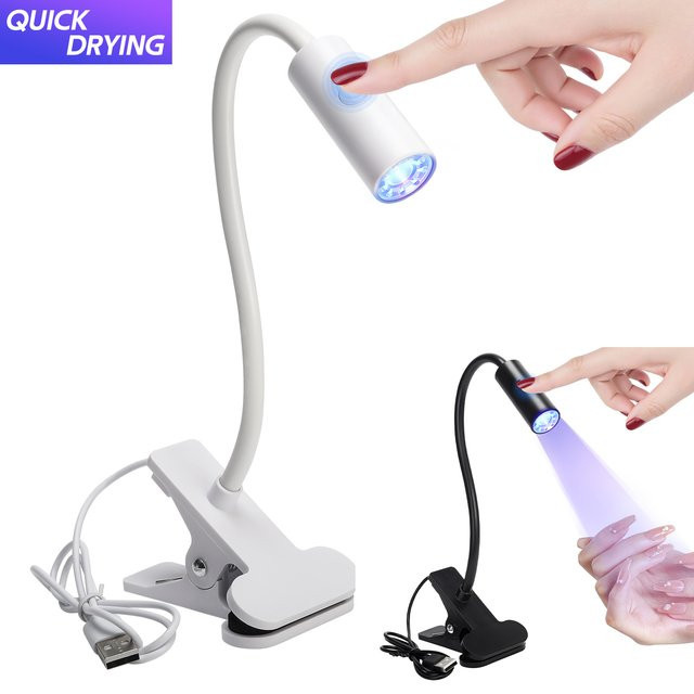 DianaBeauty UV-LED-Nagellampe mit Clip und flexiblem Schlauch, Unisex - Bild 1