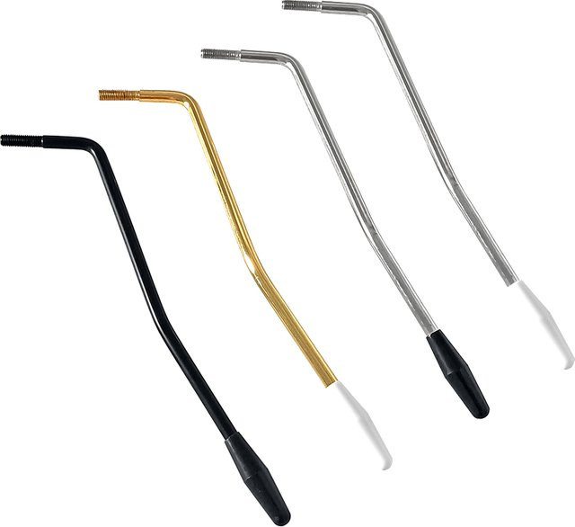 Fender & Squier kompatibler elektrischer Gitarren-Tremolo-Arm Whammy Bar in Schwarz, Weiß oder Silber (5mm/6mm) - Bild 1