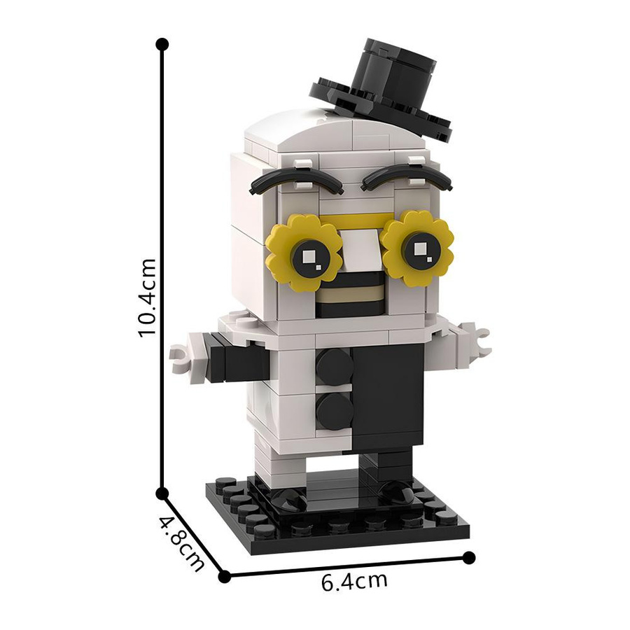 Gobricks MOC-208089 Art der Clown Gelbe Brillen Edition Bausteine ab 14 Jahren - Bild 3