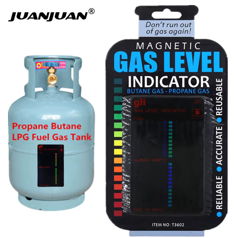 JUANJUAN Magnetische Gasanzeige zur Messung von Propan, Butan und LPG in Schwarz - Bild 2