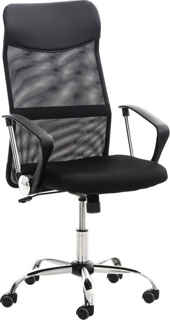 TPFLiving Bürostuhl Waterloo Two mit Netzbezug Schwarz B/T/H: 53 x 47 x 118 cm - Bild 1