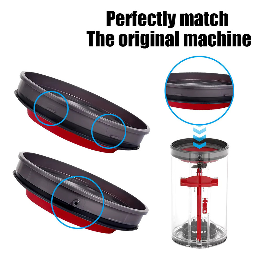 Dyson Staubsammelbehälter mit festem Dichtungsring für V11 V15 SV14 SV15 SV22 Staubsauger - Bild 5