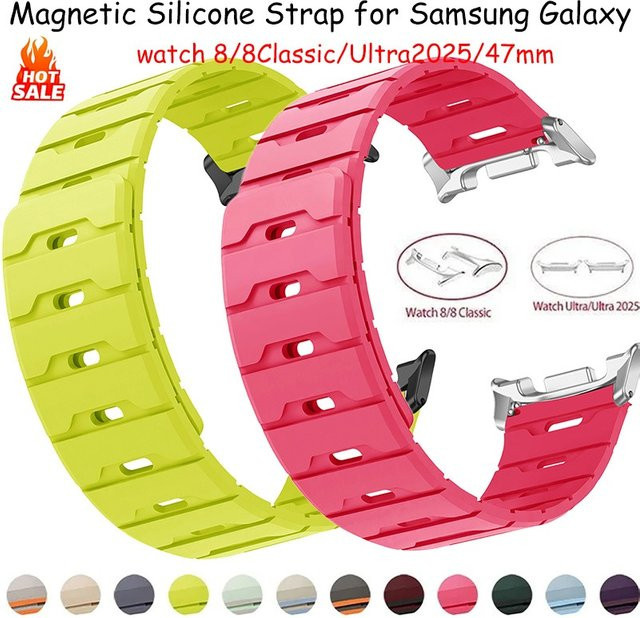 CAOWTAN Uhrenarmband Silikon, zweifarbig, Unisex - Bild 1