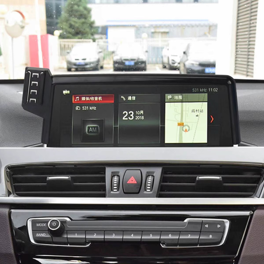 Magnetische MagSafe Autotelefonhalterung mit kabellosem Laden für BMW X1 F48 F49 und X2 F39 in Schwarz - Bild 3