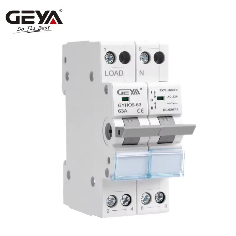 GEYA GYHO9 Manueller Transferschalter MTS Dual Power mit Anzeige in Weiß - Bild 2