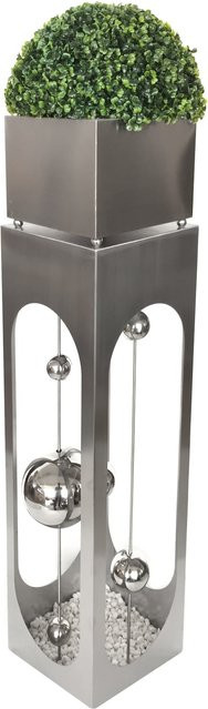 Garden Pleasure Pflanzsäule PATIO aus Edelstahl in Silber, H: 110,0 cm, B: 26,5 cm, T: 26,5 cm - Bild 1