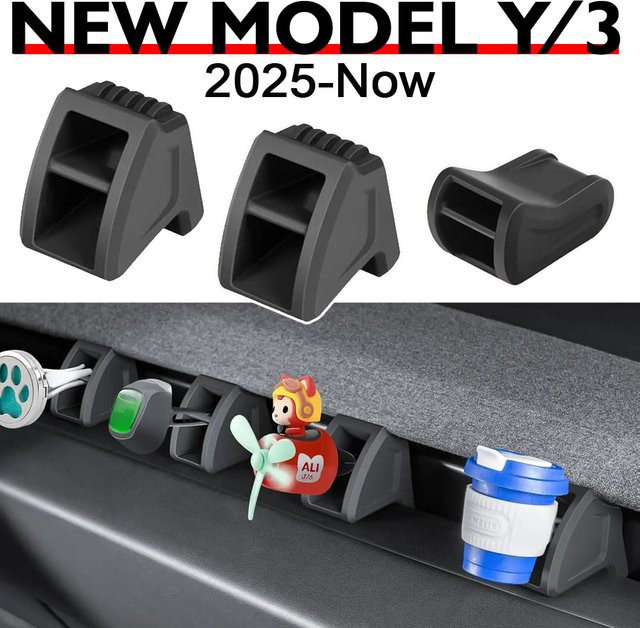 Tesmayx Lufterfrischer-Adapter für Tesla Model 3 Y Juniper 2025 2026, Silikon-Aromatherapie-Clip für den Luftauslass - Bild 1