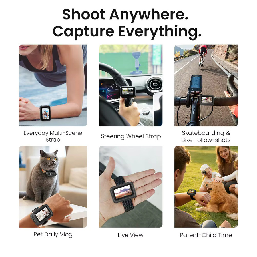 aMagisn Multifunktions-Erweiterungsband für DJI OSMO Nano mit Schutzhülle und Bildübertragungs-Funktion, Schwarz - Bild 5