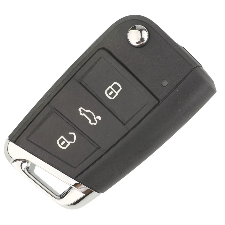 Jingyuqin Keyless Go 434 MHz MQB49/5C Autoschlüsselgehäuse Fernbedienung für VW T Cross Polo 2019+ Skoda Golf Seat - Bild 3