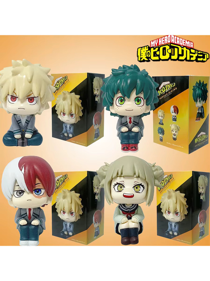Bandai My Hero Academia Q-Version Katsuki Bakugo Deku Todoroki Shoto, Action Figur, 10cm - Bild 4