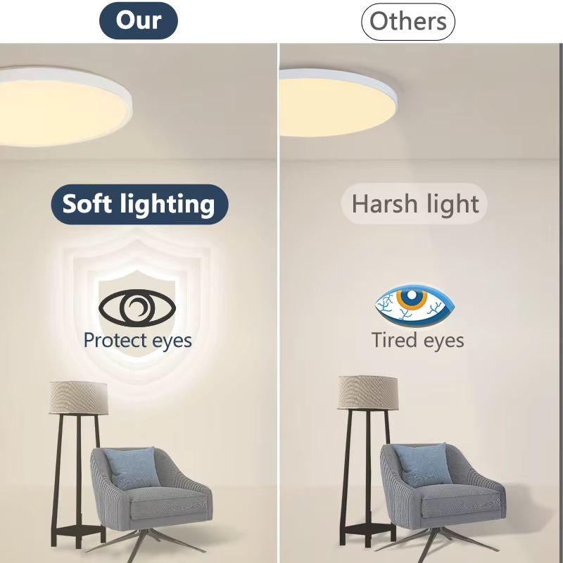 BENEWTON Tuya Smart Deckenleuchte Weiß Rund RGBCW LED Moderne Smart Home Beleuchtung für Wohnzimmer und Schlafzimmer Durchmesser: 45,72 cm - Bild 3