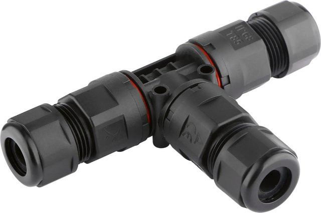 GROW by OBI Wasserdichter Stecker 3 x 1,0-2,5 mm² IP68, Schwarz - Bild 1
